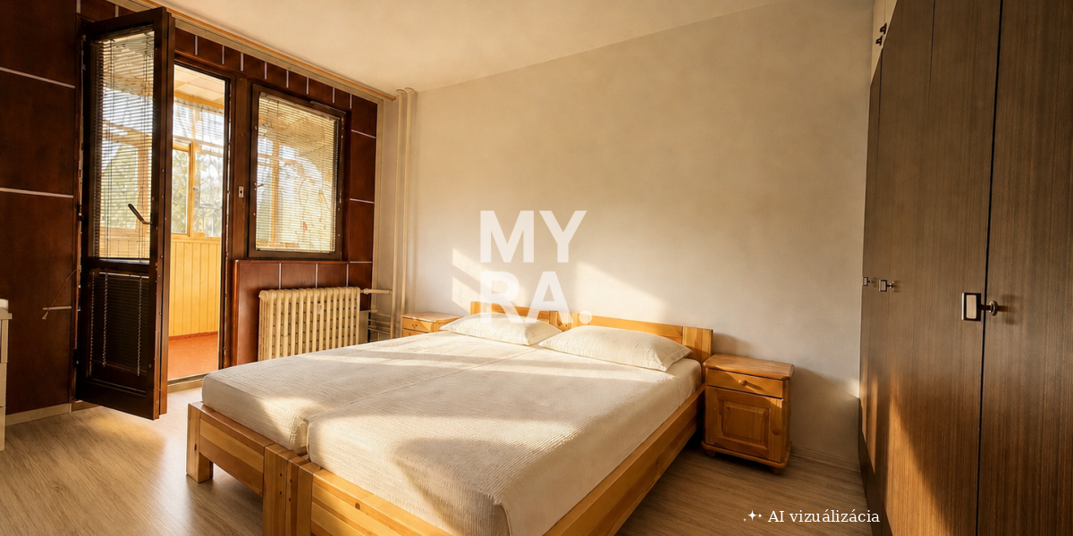 2-izbový byt, OV, 63 m2, loggia, Čínska ul.