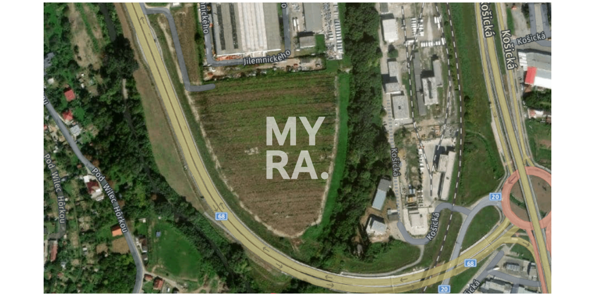 Pozemok v komerčnej zóne na predaj, Prešov