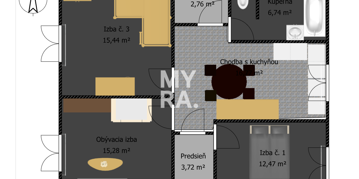 Predaný!!! Zrekonštruovaný rodinný dom s pozemkom