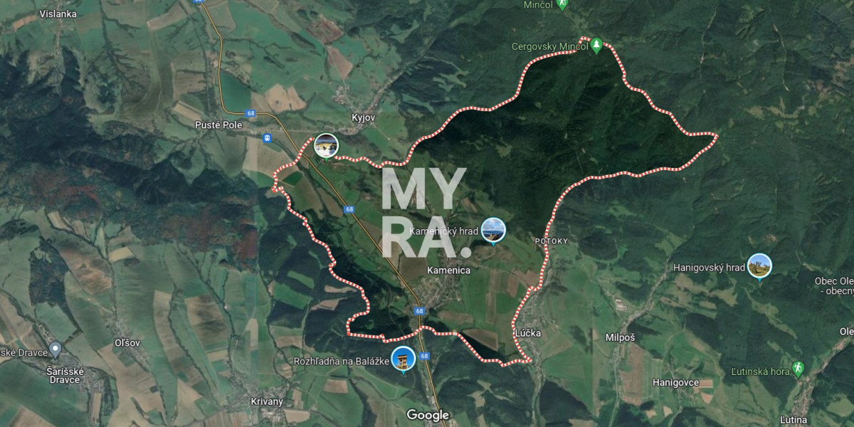 ZMENA CENY!!! Luxusný pozemok (1186m2) Kamenica okr. Sabinov