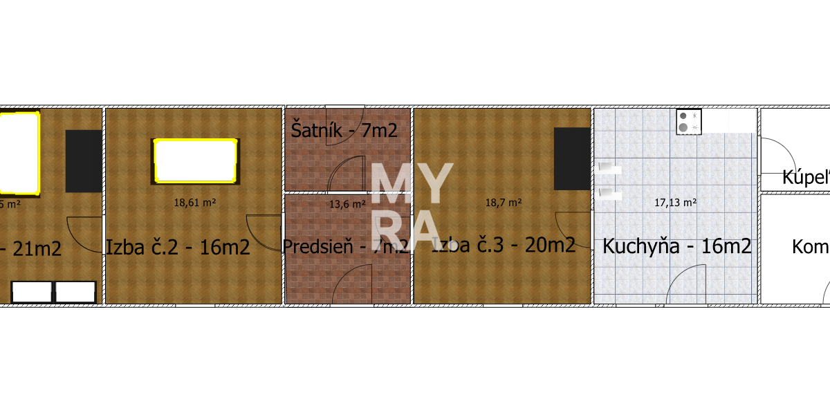 ZMENA CENY!!! Luxusný pozemok (1186m2) Kamenica okr. Sabinov