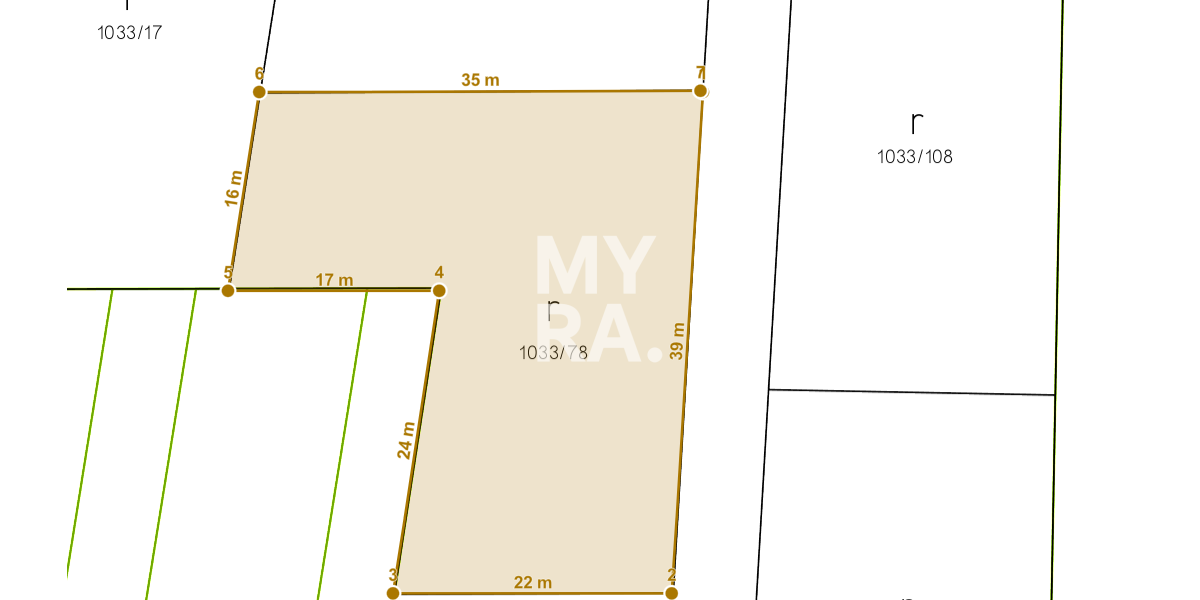 Stavebný pozemok Prešov - Vyšná Šebastová - Severná.