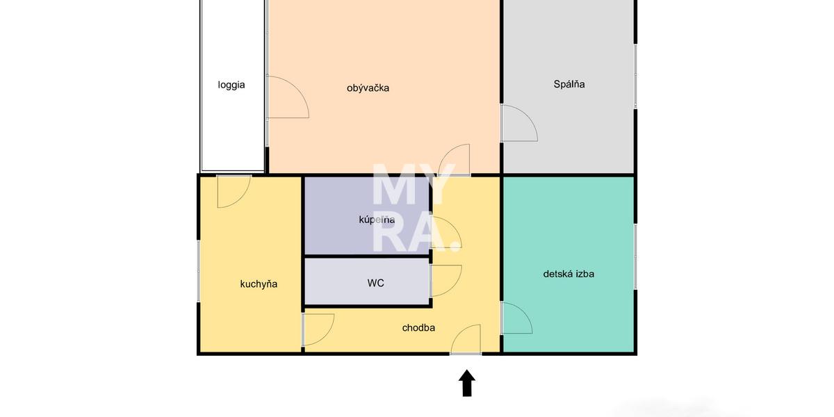 Na prenájom 3-izbový byt v tichej a zelenej časti Prešova (sídlisko III – Prostějovská)