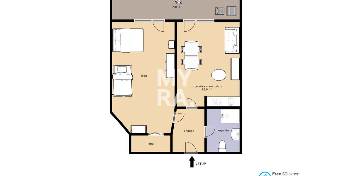 Na predaj: 2-izbový apartmán blízko pláže v Byale (Bulharsko)