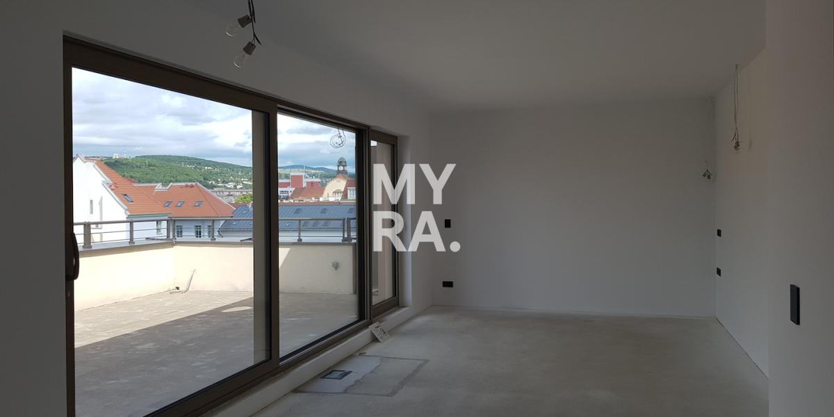 Nadštandardný 2-izbový byt 5.02 s veľkou terasou v novostavbe v centre Košíc