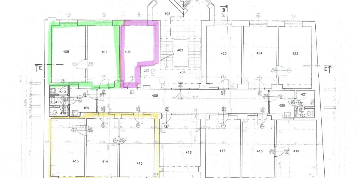 Prenájom 2 kancelárií v budove CONOX na Garbiarskej 5