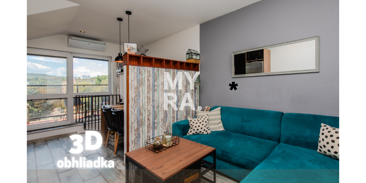 Štýlový 2-izbový mezonetový byt s dvoma balkónmi – blízko centra, Prešov