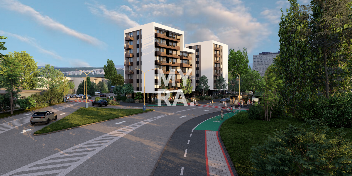 3 izbový byt, 82 m2 + terasa na ideálnom 3 poschodí novostavby