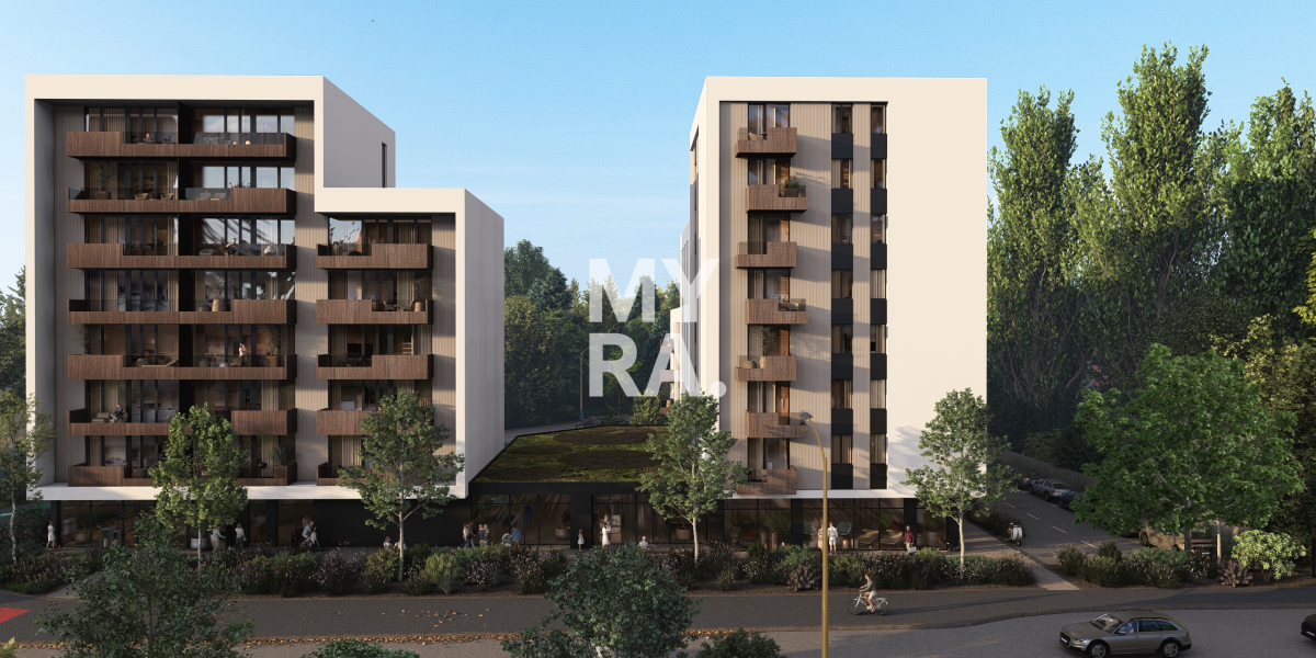 Obchodný priestor, 107m2, Komplex Ipeľská, Novostavba