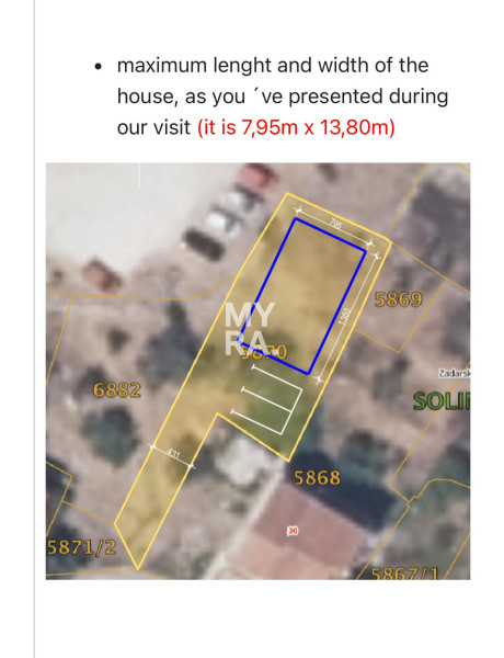 Na predaj stavebný pozemok Soline – Dugi Otok, Chorvátsko (blízko pláže)
