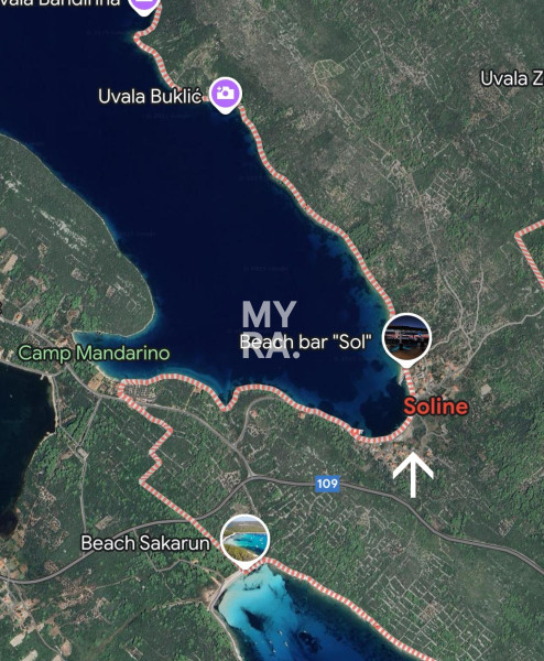 Na predaj stavebný pozemok Soline – Dugi Otok, Chorvátsko (blízko pláže)