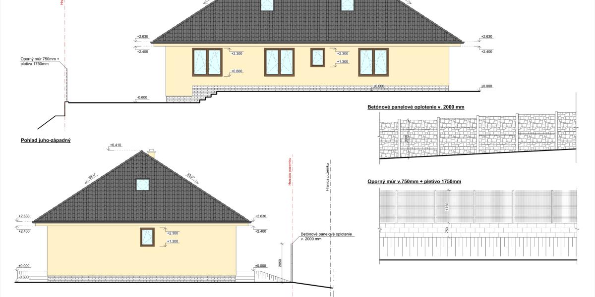 Novostavba 4-izbového bungalovu – ul. Kvetná, Prešov