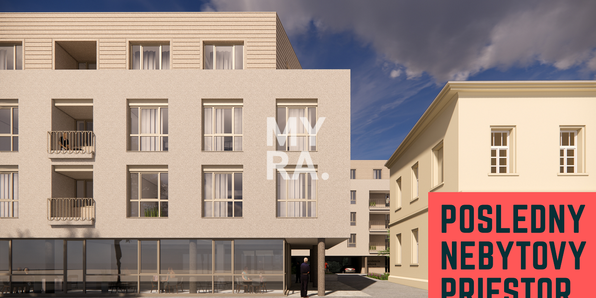 Posledný nebytový priestor, novostavba, Košice - centrum, 97,4  m2, parkovanie