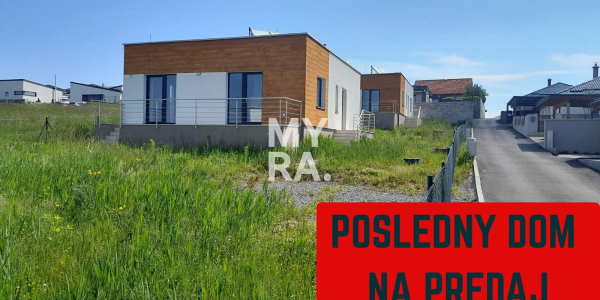 Posledný samostatný 3-izbový rodinný dom + terasa + vlastná záhrada + 2 parkovacie miesta