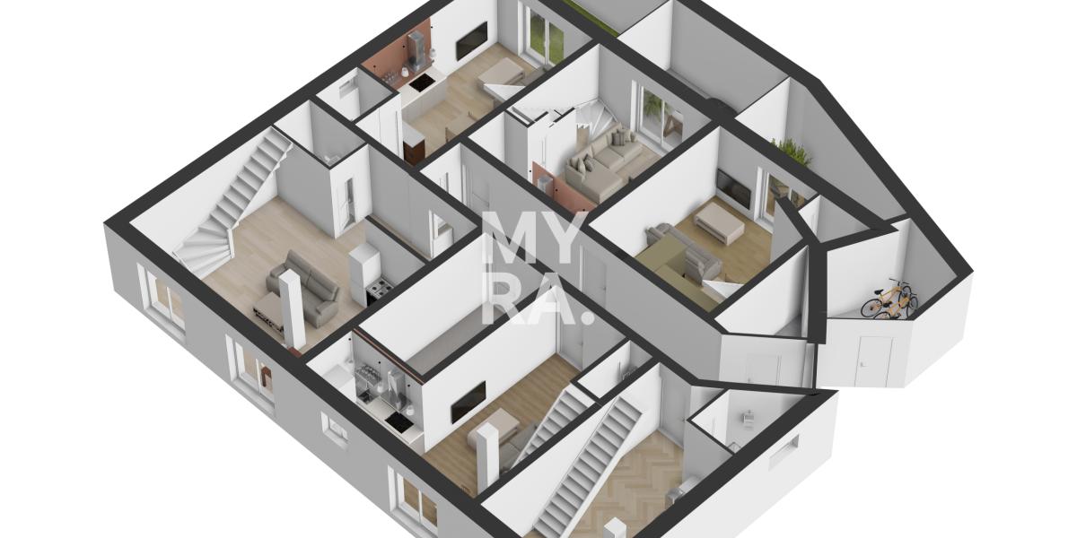 Byty nad Pasážou – nové mezonetové byty v centre / Lipany