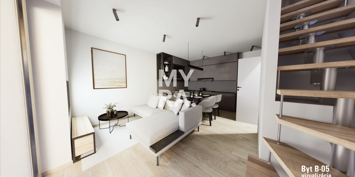 Byty nad Pasážou – nové mezonetové byty v centre / Lipany