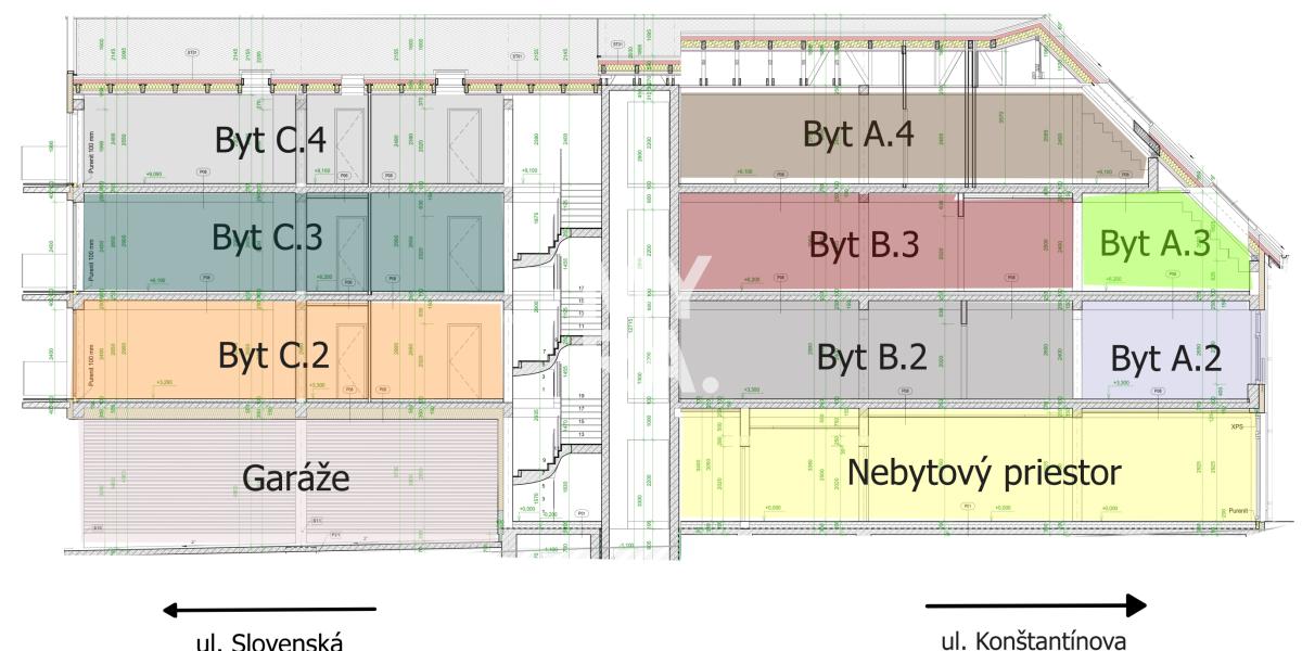 SKOLAUDOVANÉ – Byty KONŠTANTÍNOVA, historické centrum Prešova