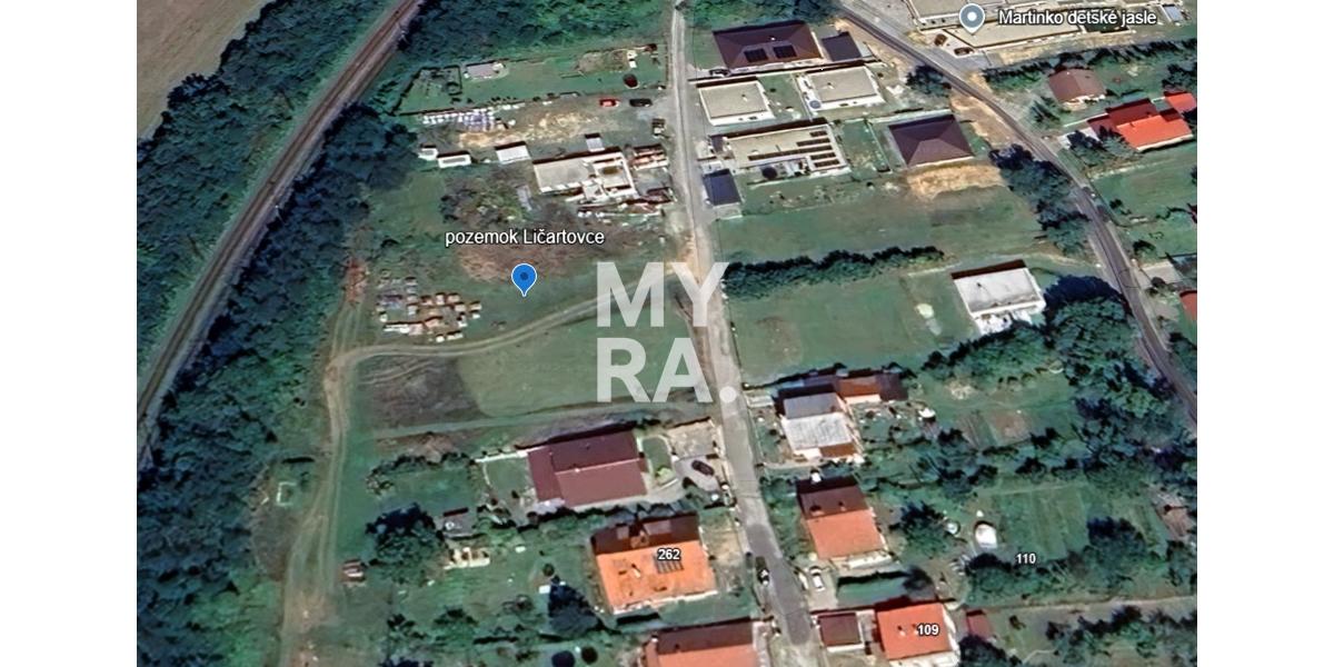 Pozemok pre rodinný dom – Ličartovce, rozvojová lokalita, cca 640 m²