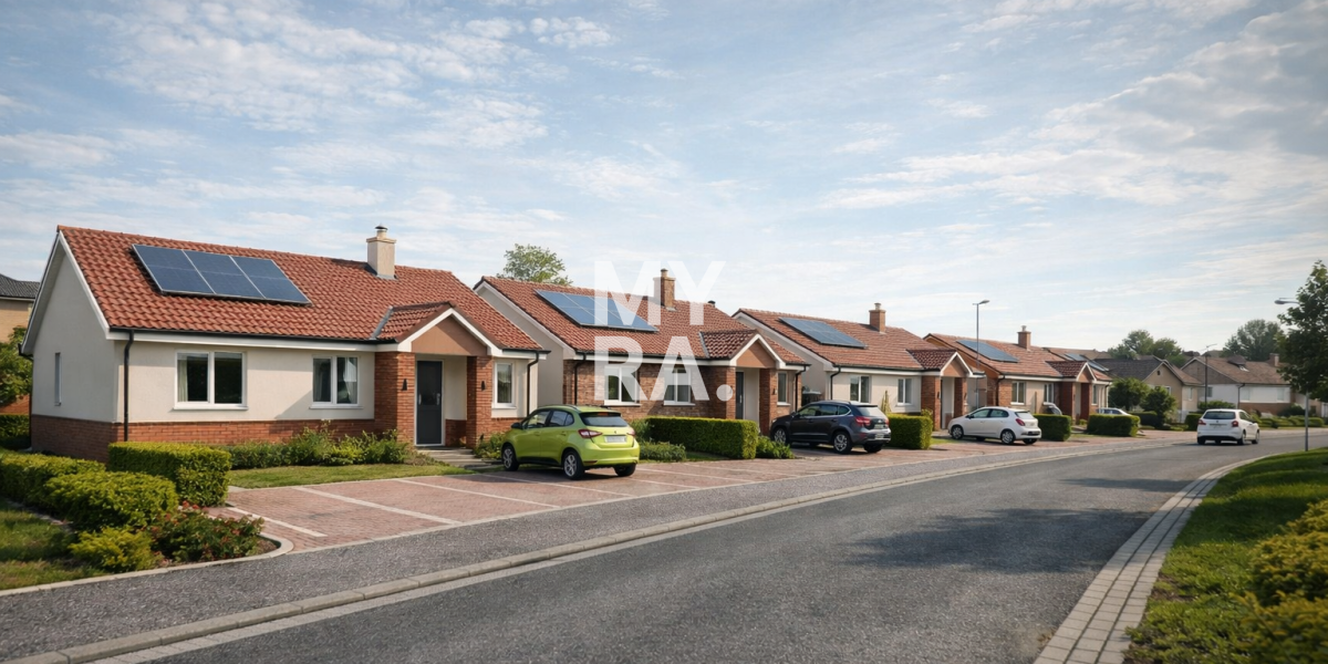 Pozemky pre developerský projekt – 3 851 m² – vhodné na výstavbu rodinných domov