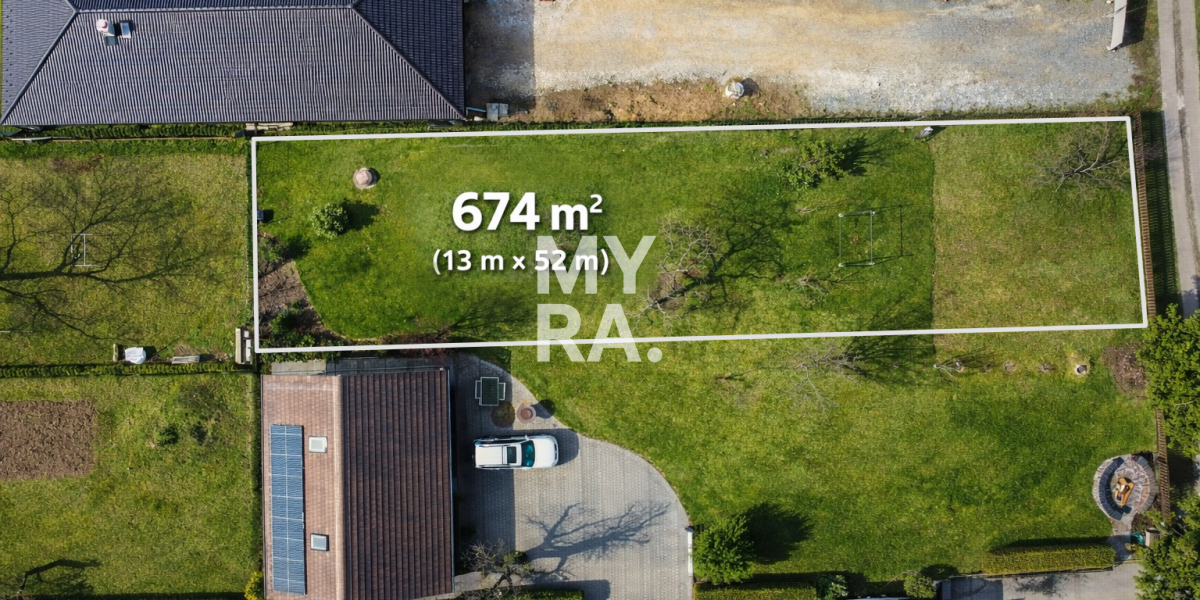 Stavebný pozemok 674 m², IS, optika, prístup – Nižná Šebastová