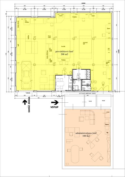 PRENÁJOM / kancelárske a obchodné priestory 280 m2 / ul. Bardejovská, Prešov - Šarišské lúky