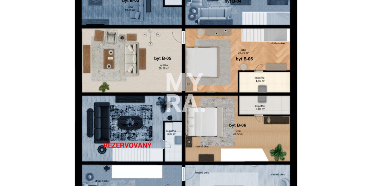 Byty nad Pasážou – posledné 2 dostupné byty v centre Lipian