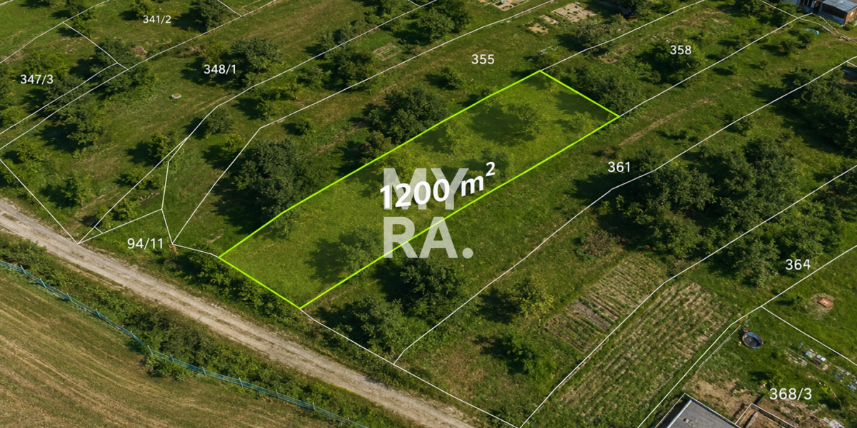 Stavebný pozemok 1200 m² – Medzany, okr. Prešov