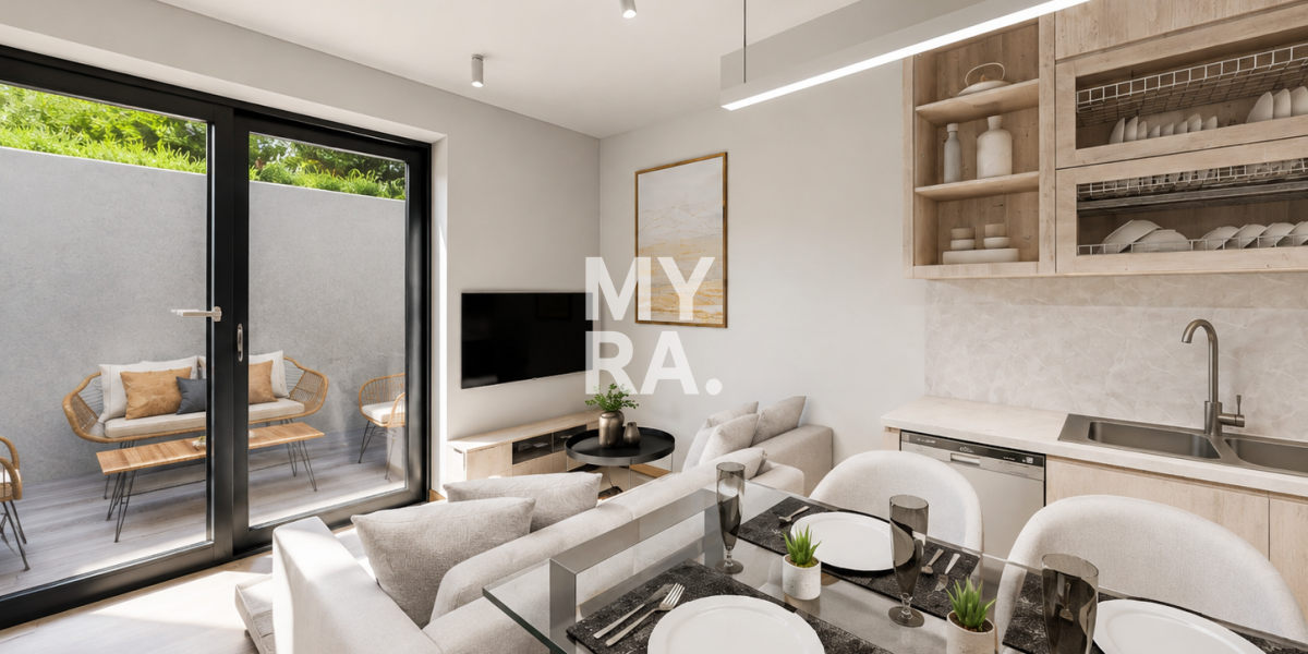 Novostavba – mezonetový byt 2+kk s klimatizáciou, centrum Lipian