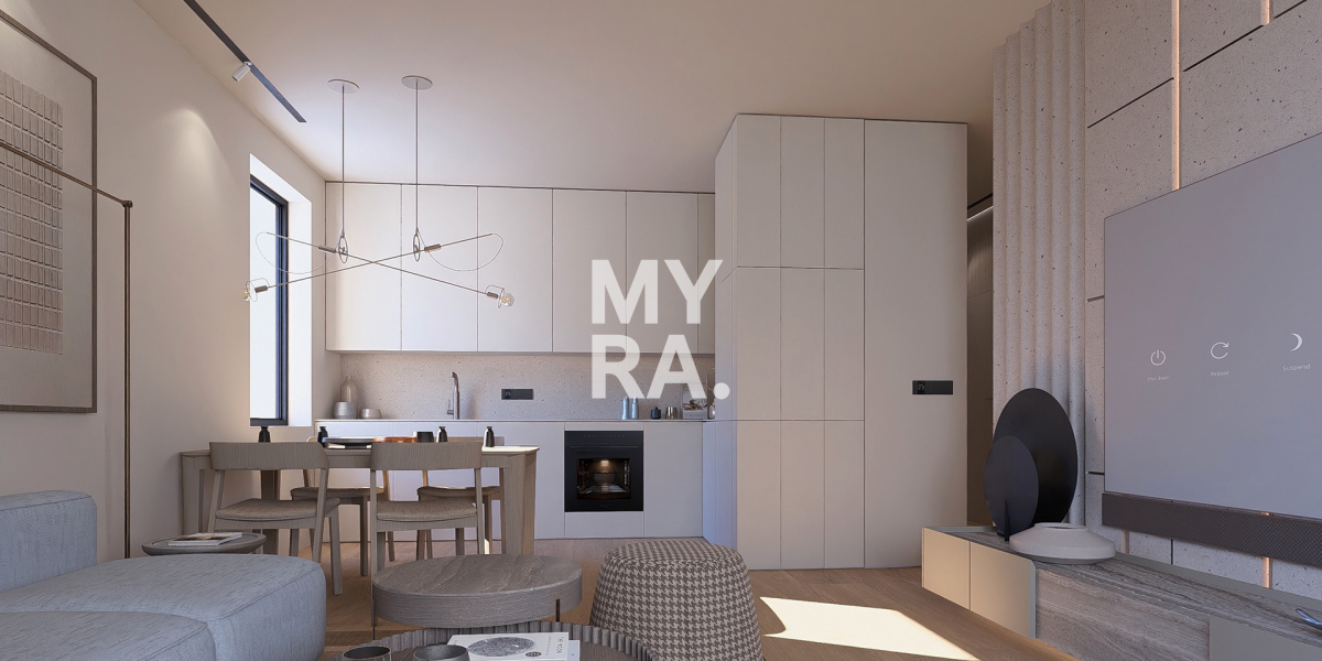 3 izbový byt, 80 m2 + terasa 9 m2 + balkón, novostavba