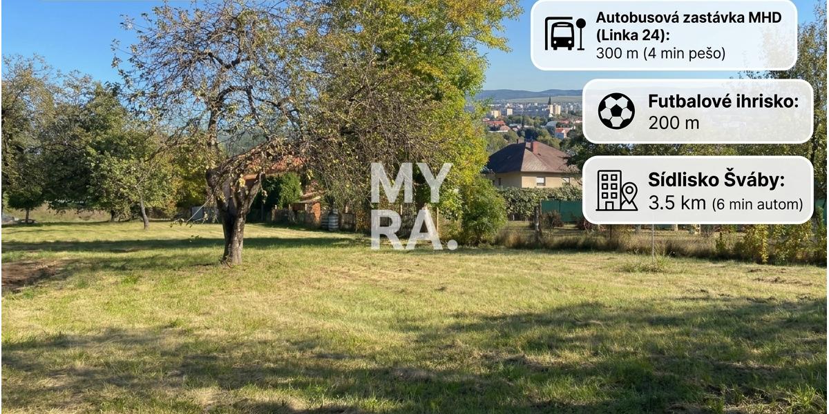 Stavebný pozemok v obci Haniska pri Prešove