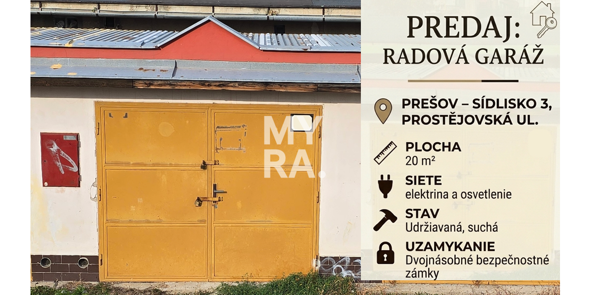 Garáž na Sídlisku III. v Prešove