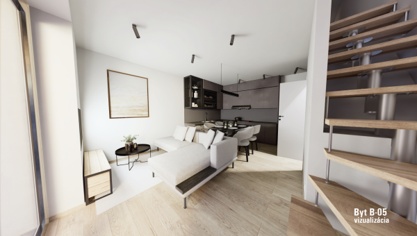 Byty nad Pasážou – nové mezonetové byty v centre / Lipany