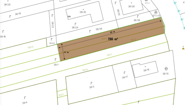 Pozemok pre rodinný dom – Ličartovce, budúca obecná komunikácia, cca 700 m²