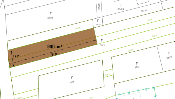 Pozemok pre rodinný dom – Ličartovce, rozvojová lokalita, cca 640 m²
