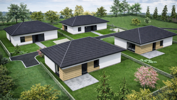 NOVOSTAVBA 4-Izbového BUNGALOVU – obec BZENOV, 12 min. od PREŠOVA